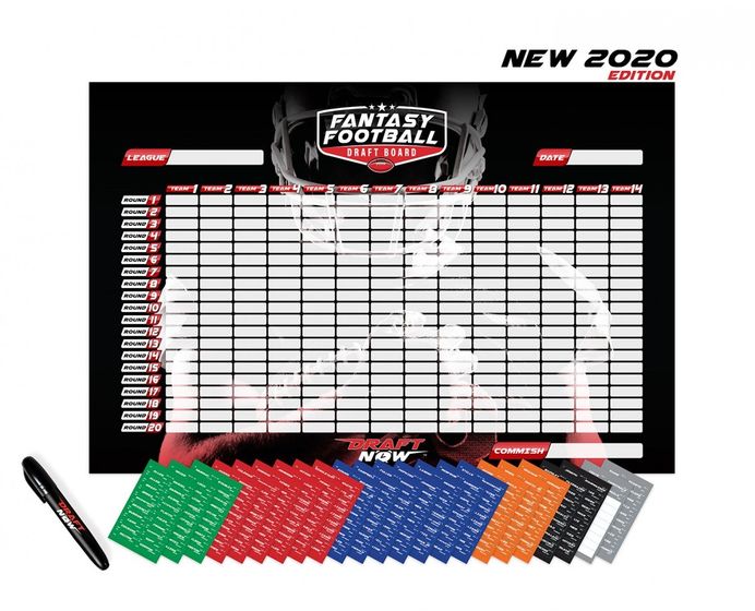 Draft Now Supplies Fantasy Football Draft Boards This 2020 Seaso Wfmj Com