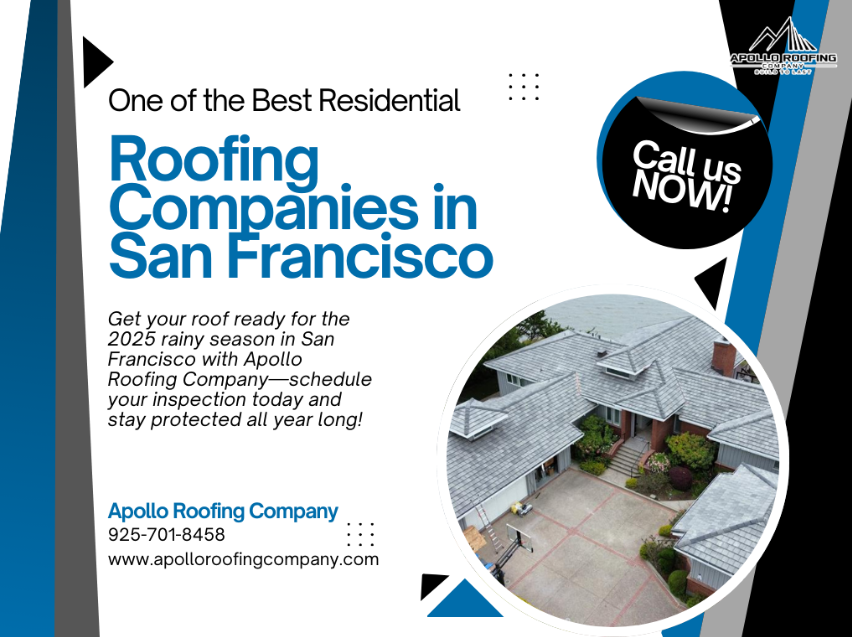 Apollo Roofing Company Helps San Francisco Roofs Get Ready for 2025