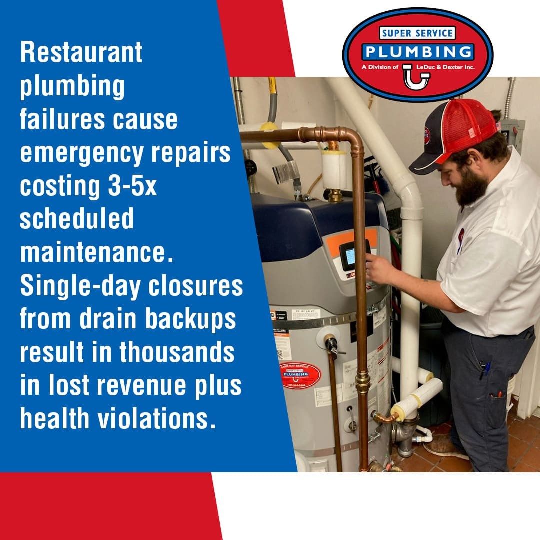 Super Service Plumbing Reveals Major Financial Risks for Restaurant Owners
