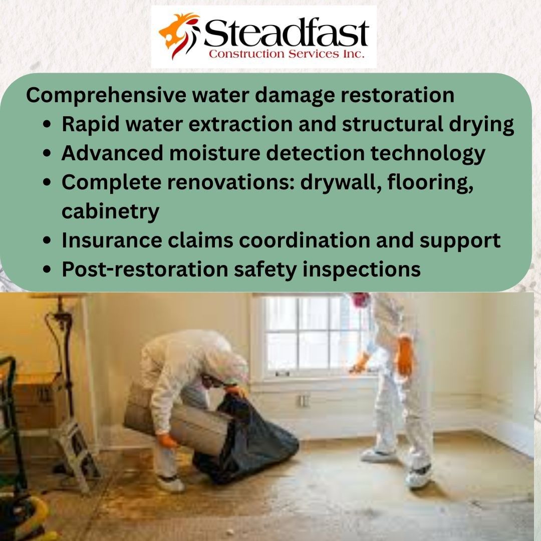 Steadfast Construction Services: Expert Flood Cleanup & Structural Repairs