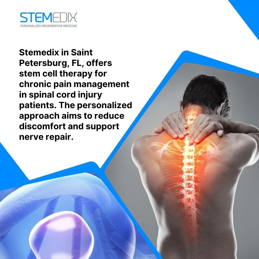 Stemedix Offers Stem Cell Therapy for SCI Pain Management