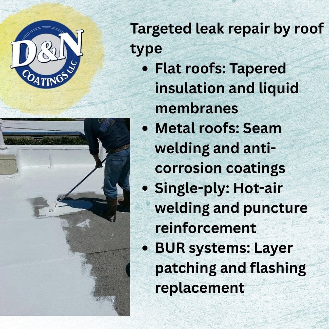 D&N Coatings Offers Reliable Roof Leak Repairs for Missouri Businesses