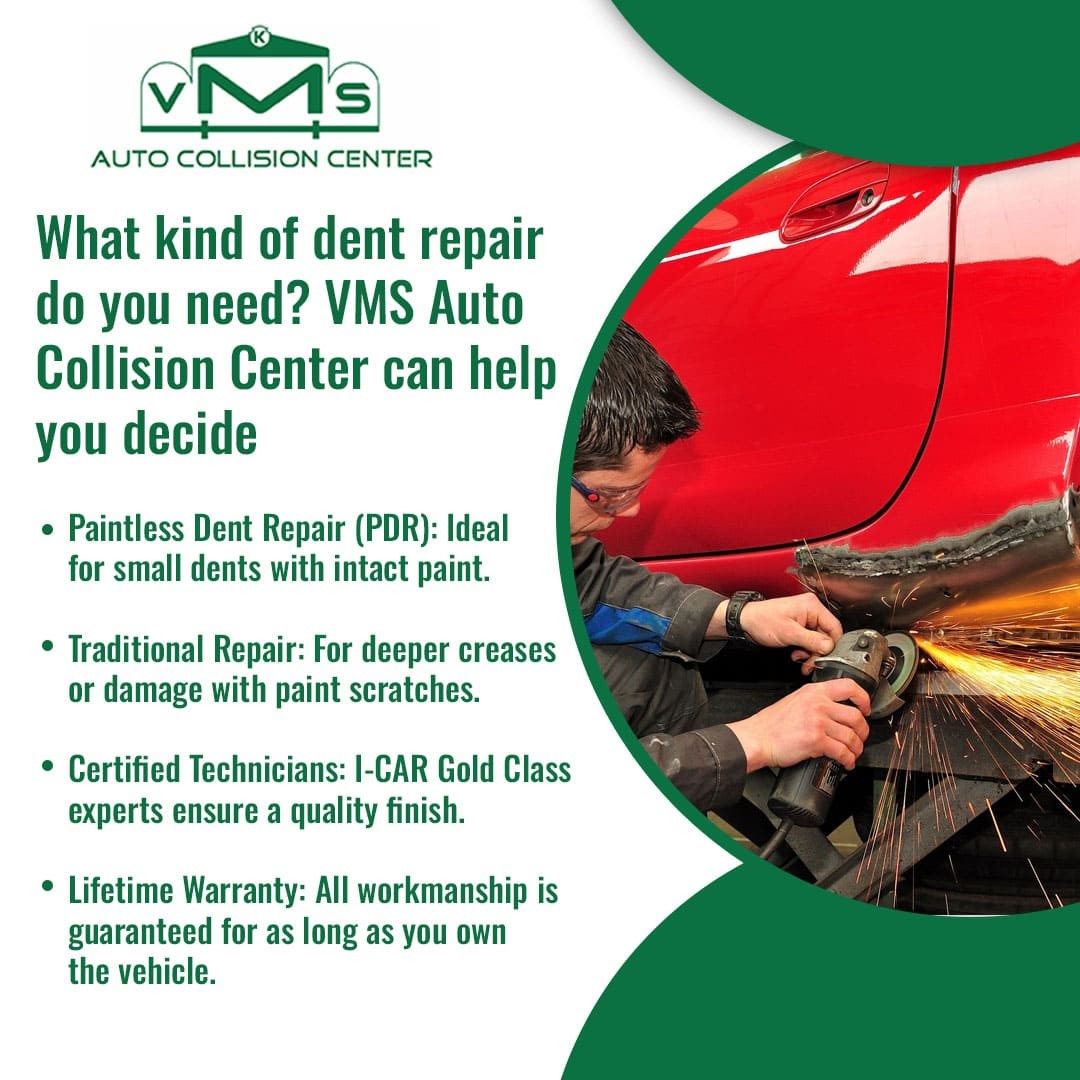VMS Auto Collision Center Delivers Precision Dent Repair and Lasting Quality