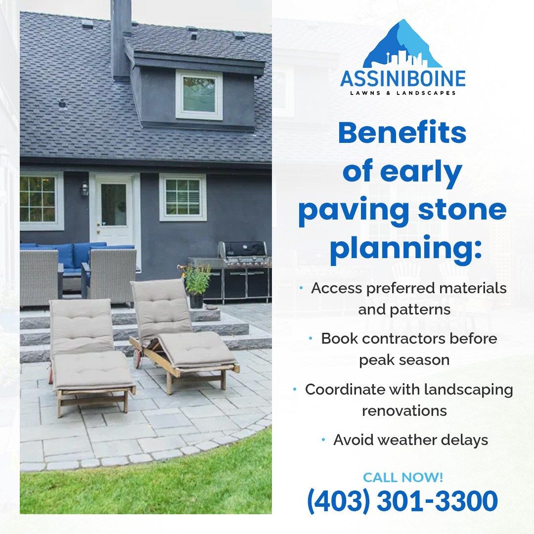 Assiniboine Lawns & Landscapes Enhances Calgary Homes with Custom Paving Stones