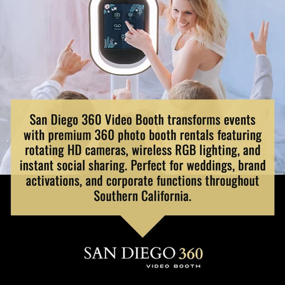 San Diego 360 Video Booth Elevates Events with Premium 360 Photo Booths