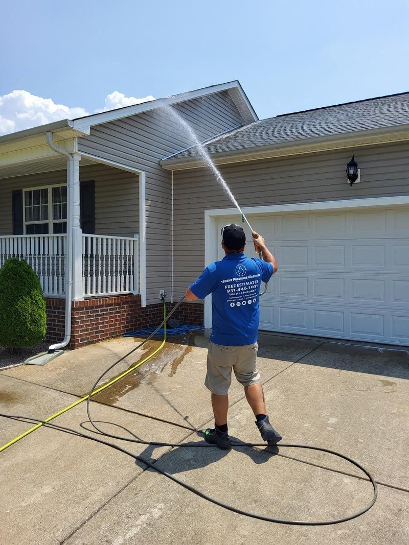 15 Cent Pressure Washing Explains Exterior Cleaning Duration in Spring Hill, TN