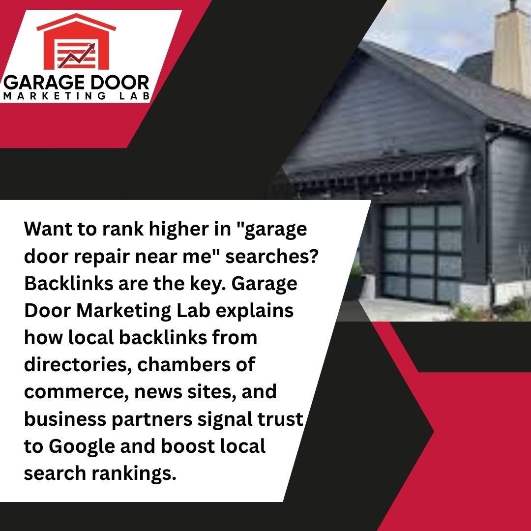 The Role of Backlinks in Garage Door SEO (And How to Get Them)