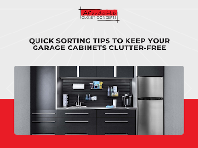 Achieve Order With Smarter Garage Cabinets Sorting Techniques