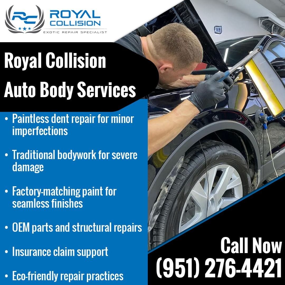 Royal Collision: Trusted Experts in Car Dent Removal and Auto Body Repair