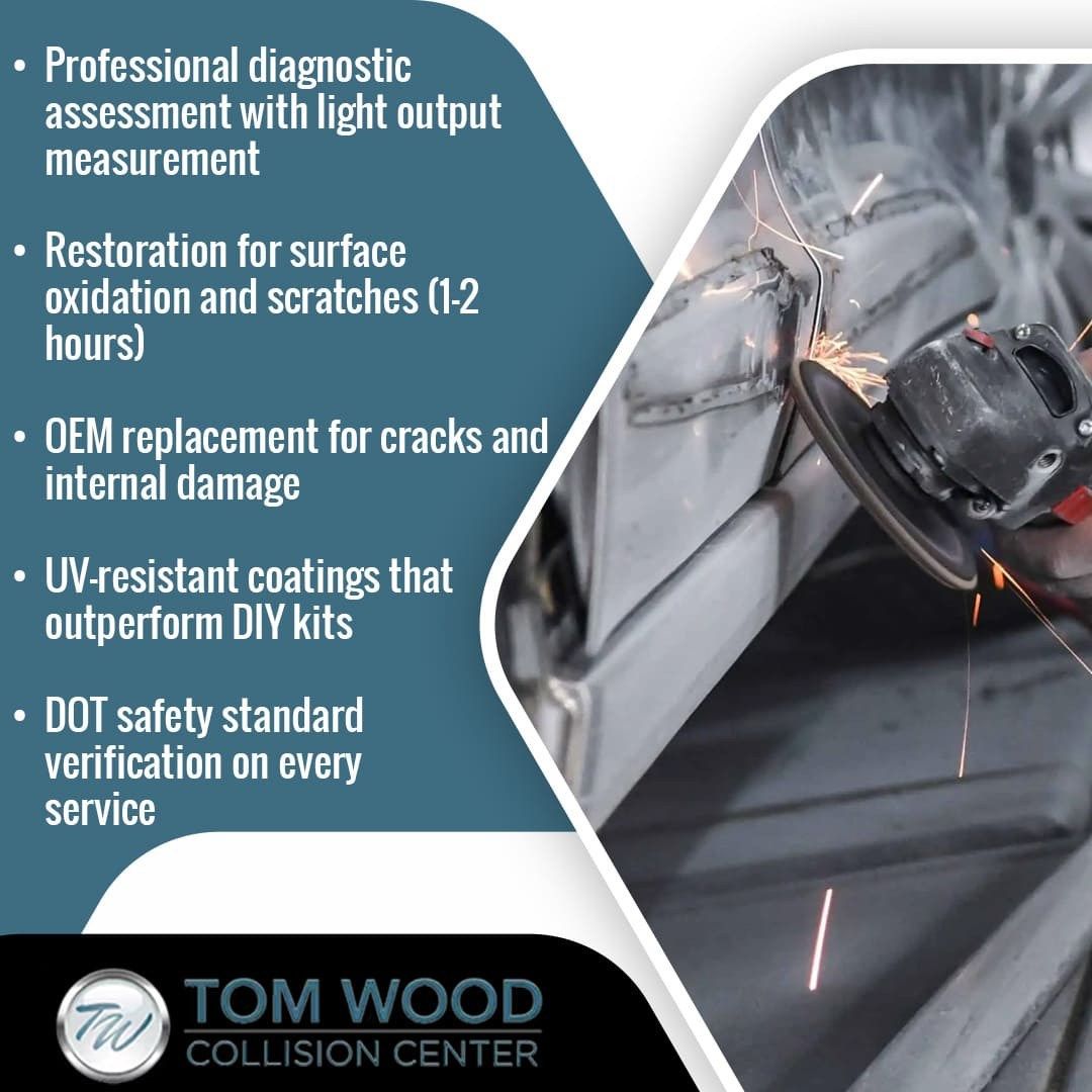 Tom Wood Collision Offers Certified Headlight Services in Indianapolis