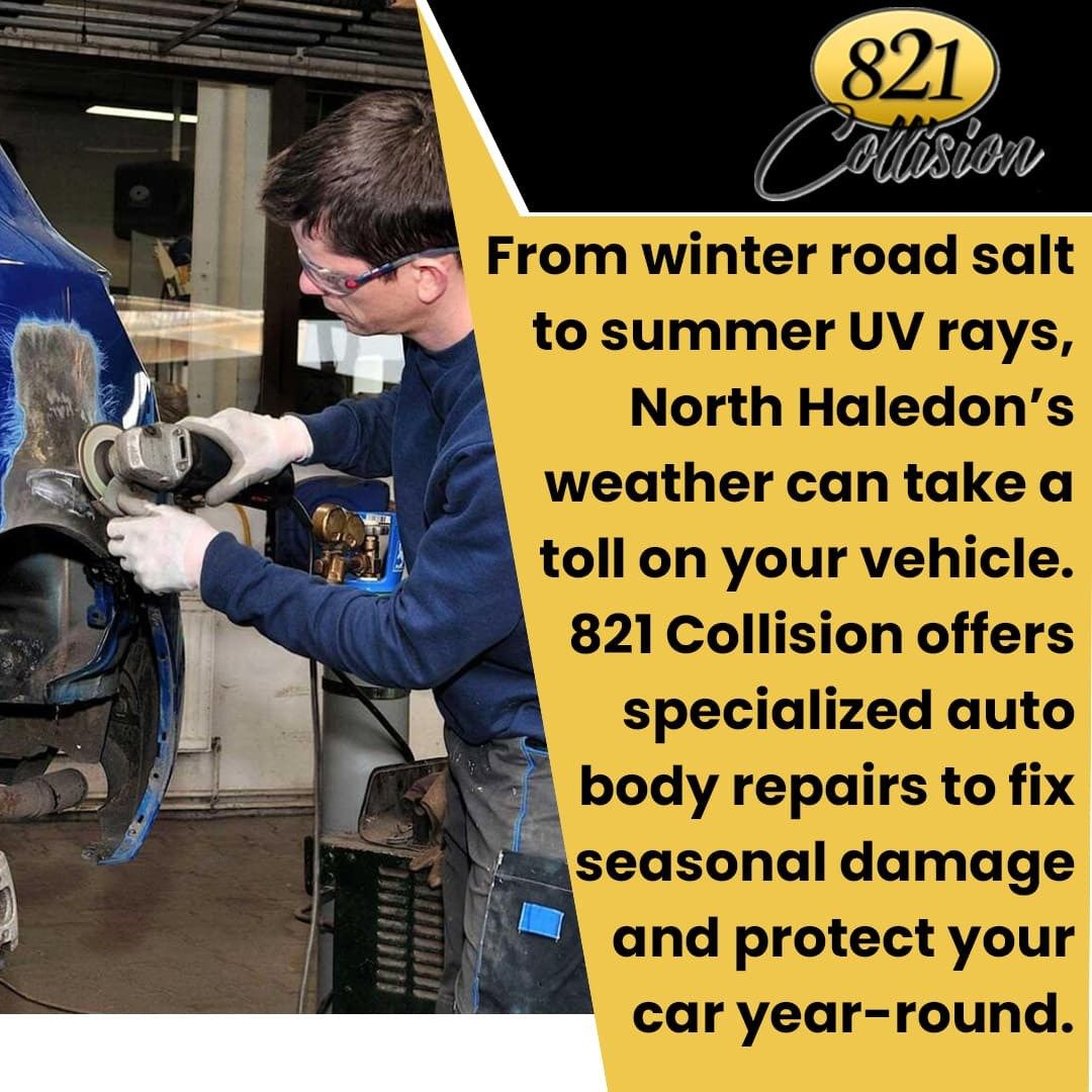 821 Collision Helps Drivers Protect Vehicles from Seasonal Weather Damage