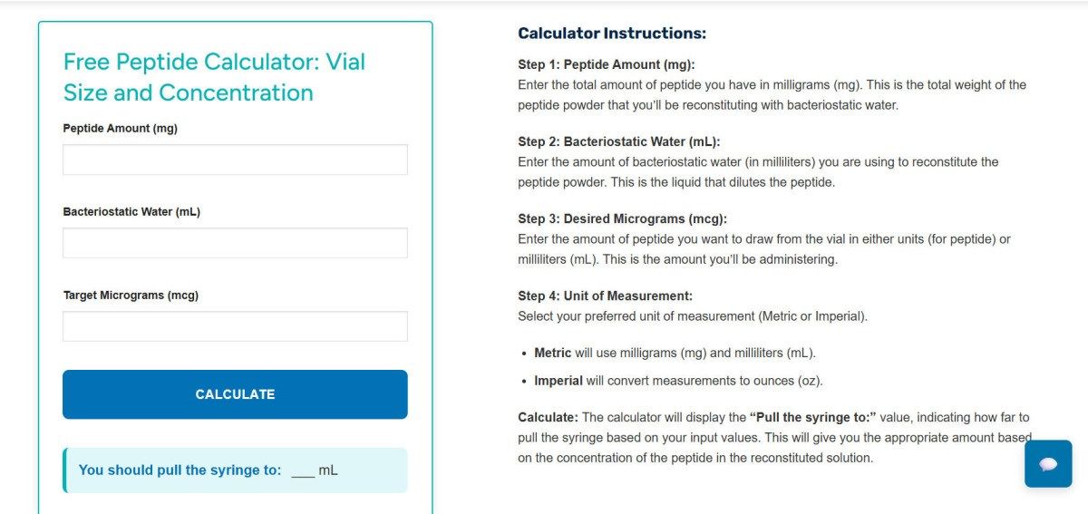 Peptide Vial Preparation, Reconstitution, and Concentration