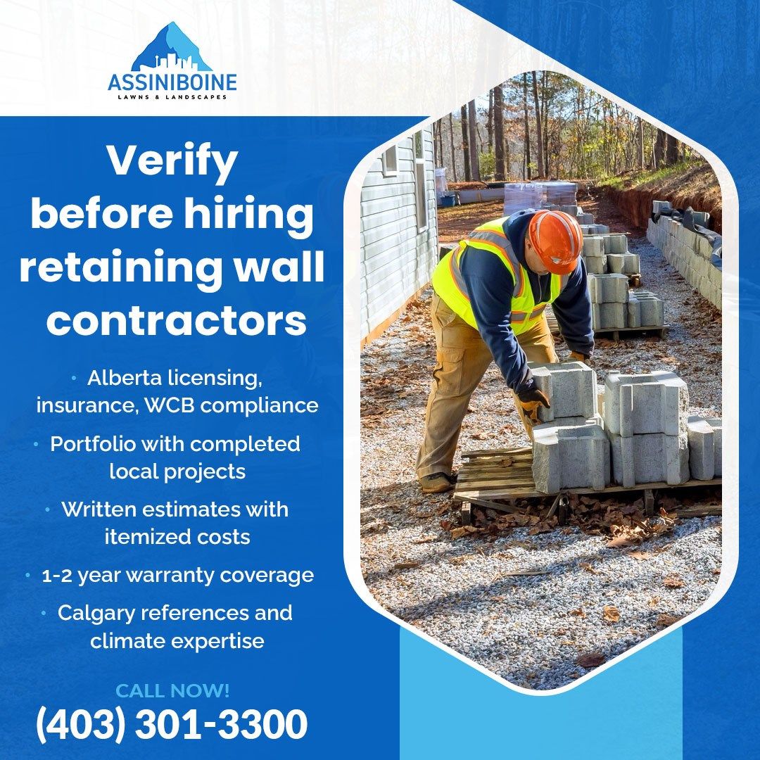 Retaining Wall Guide: 7 Red Flags Highlighted by Assiniboine Lawns & Landscapes