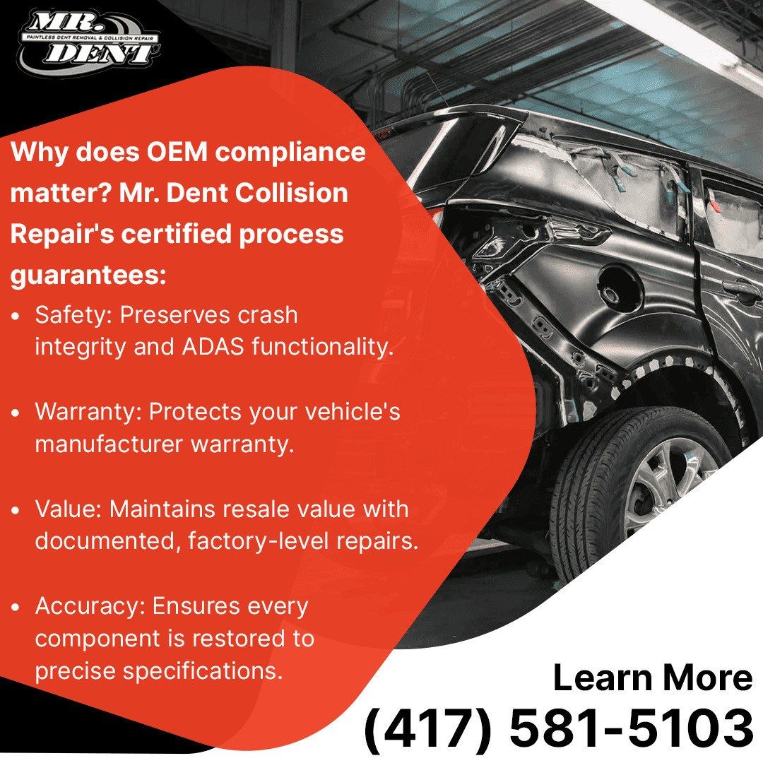 Ozark's Trusted Collision Repair Shop on Why OEM Standards are Critical