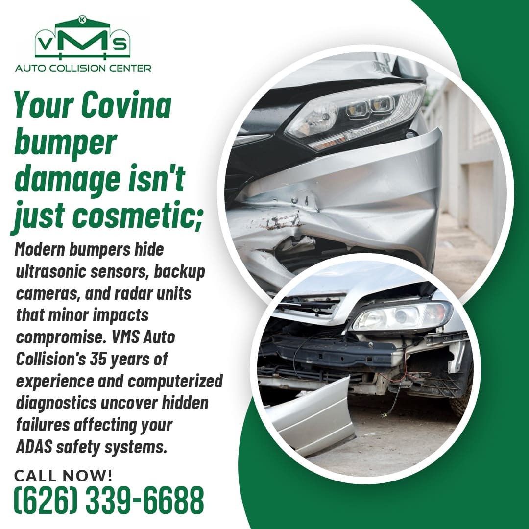 VMS Auto Collision Center Tracks Bumper Damage Trends Across Covina Streets