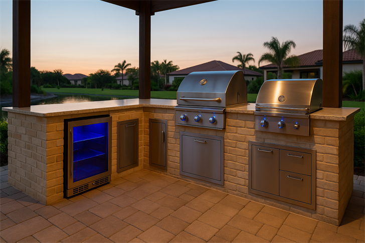 Family-Friendly Outdoor Kitchen Design Gains Attention in Sarasota