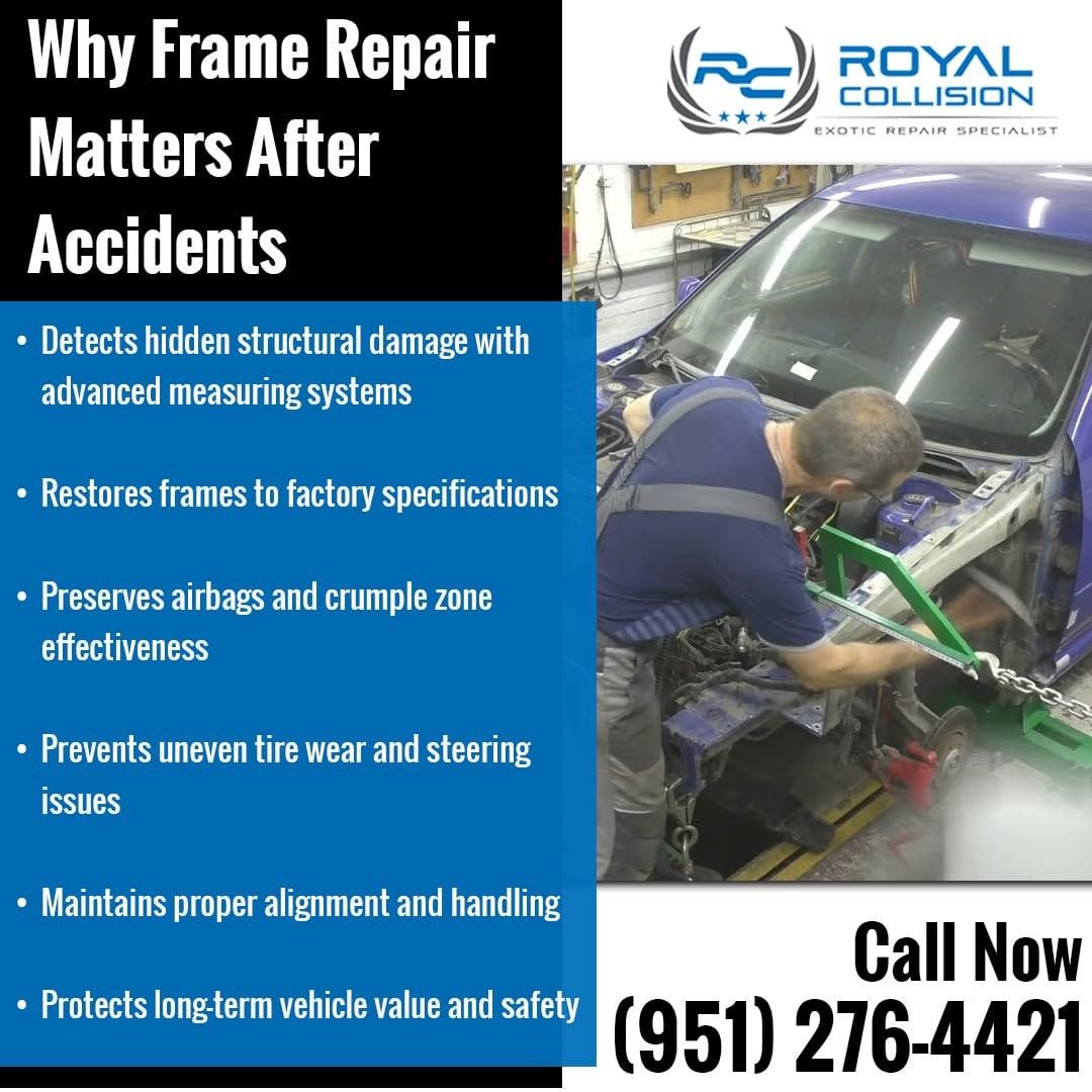 Royal Collision: Trusted Experts in Post-Accident Frame Restoration in Riverside