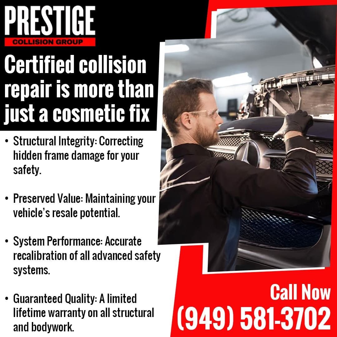 Restore Safety and Performance After a Collision with Prestige Auto Collision