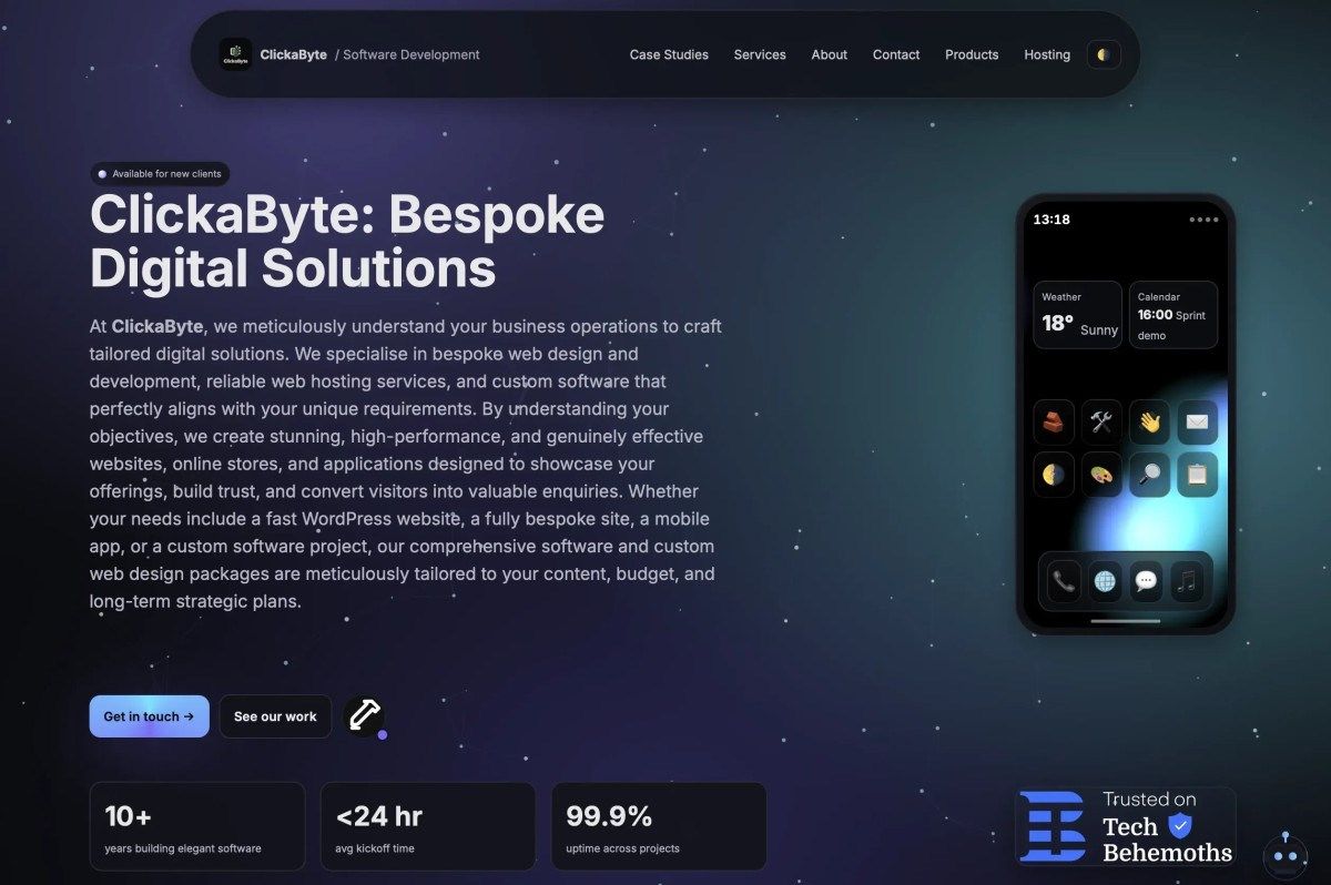 Transform Your Business with Bespoke Websites and Custom Software Solutions