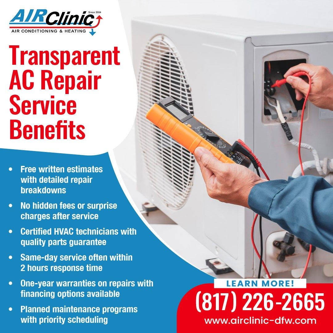 Air Clinic Reinforces Trust with Honest AC Repair Services And Offers