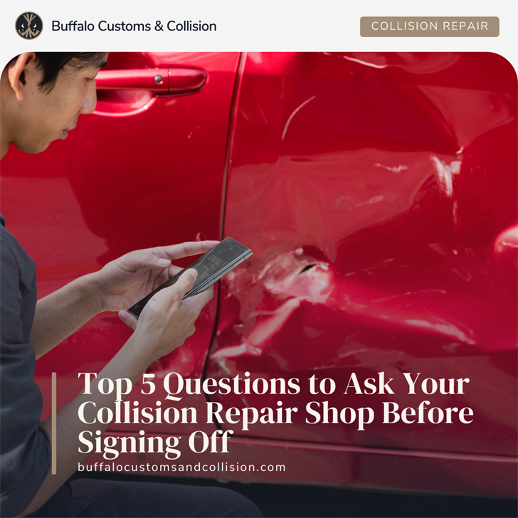 Top 5 Questions to Ask Your Collision Repair Shop in San Antonio, TX