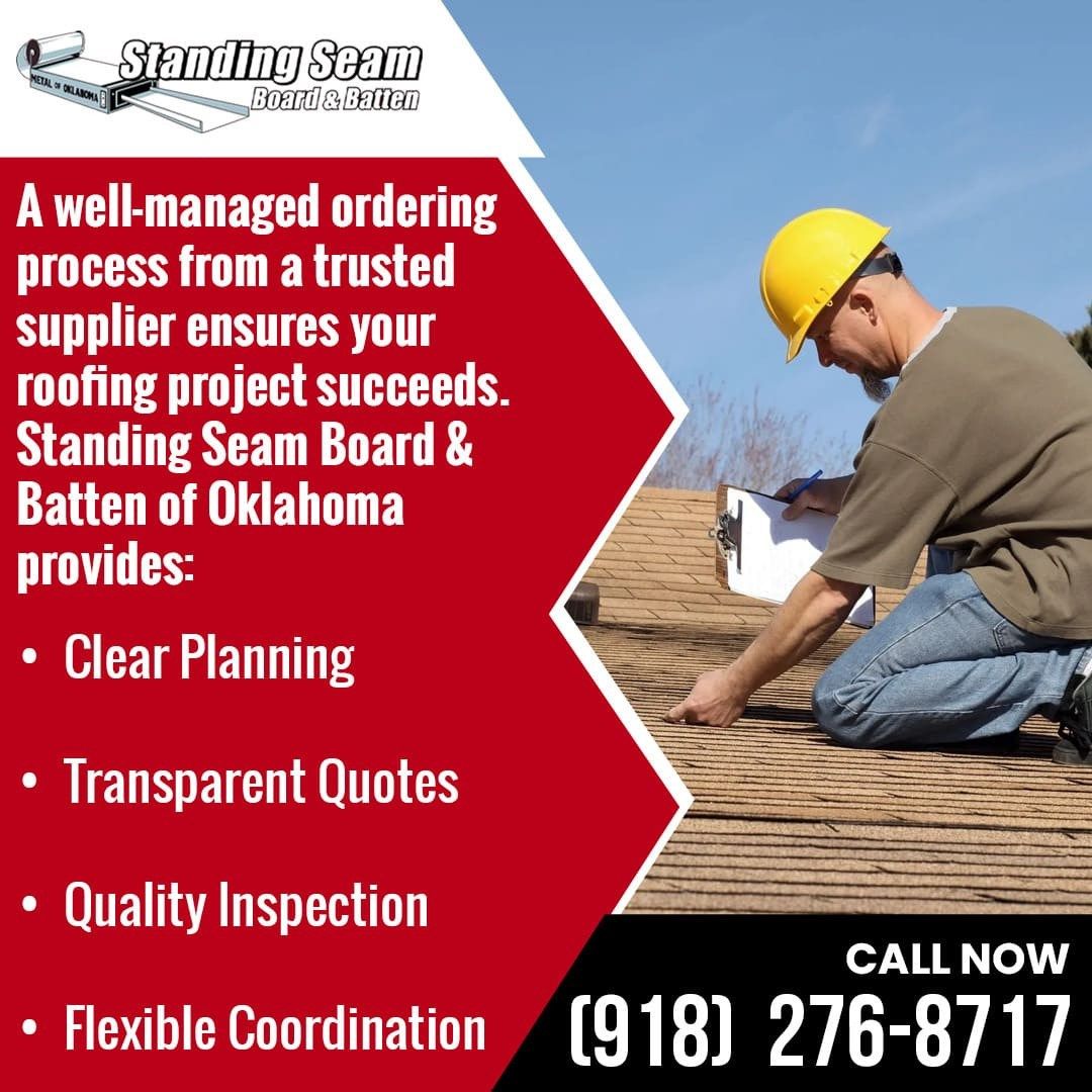 How Standing Seam Board & Batten of Oklahoma Simplifies Order Process