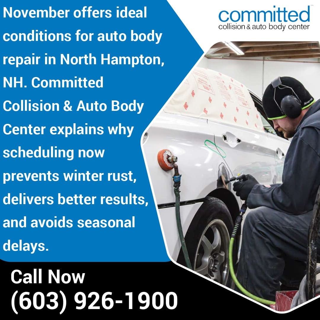 Beat the Winter Rush: Schedule Auto Body Work This November