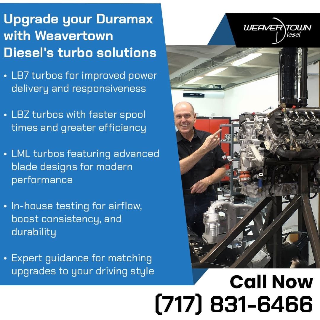 Duramax Drivers Gain More Power with Weavertown Diesel's Turbo Innovations