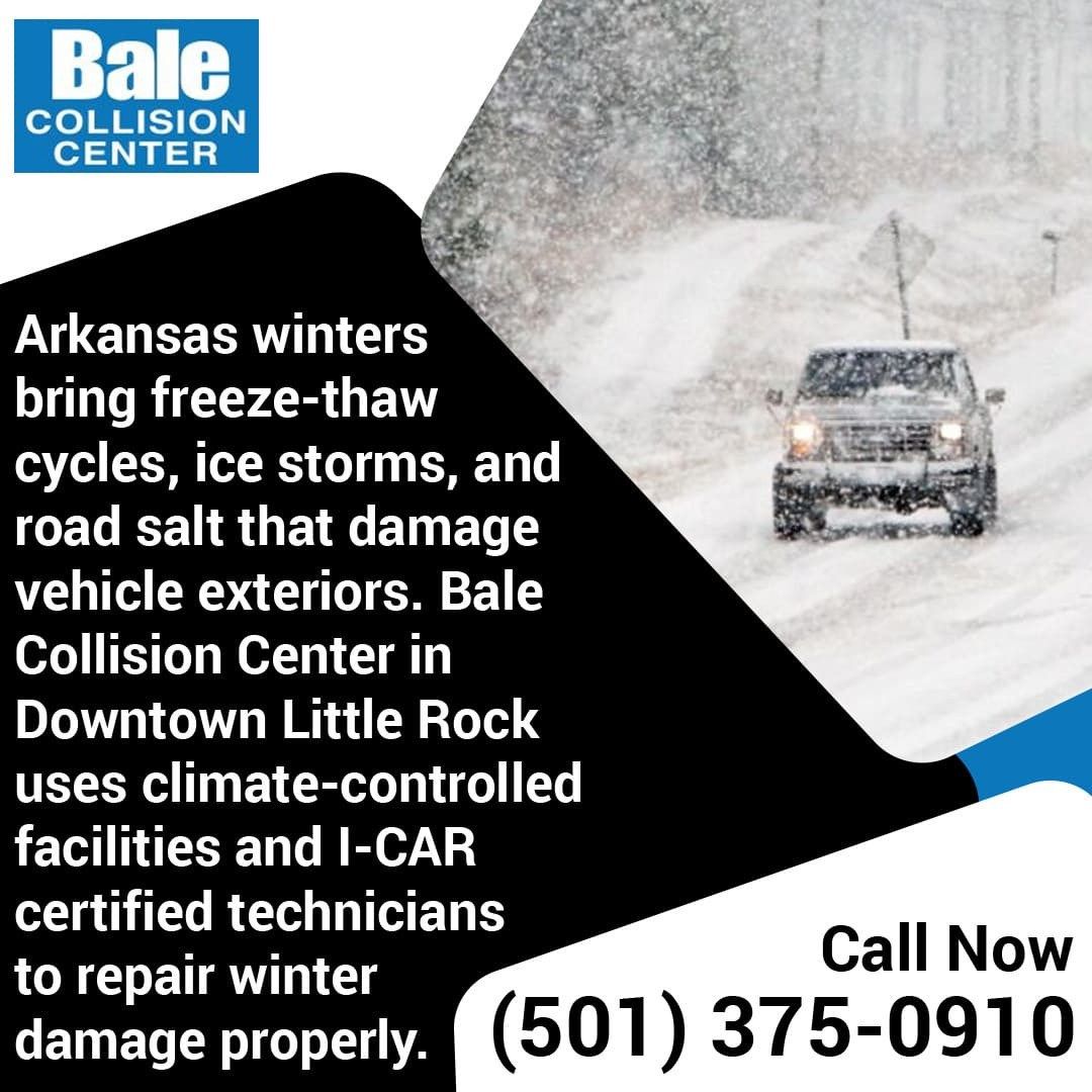 Bale Collision Center Addresses Winter Vehicle Damage in Little Rock