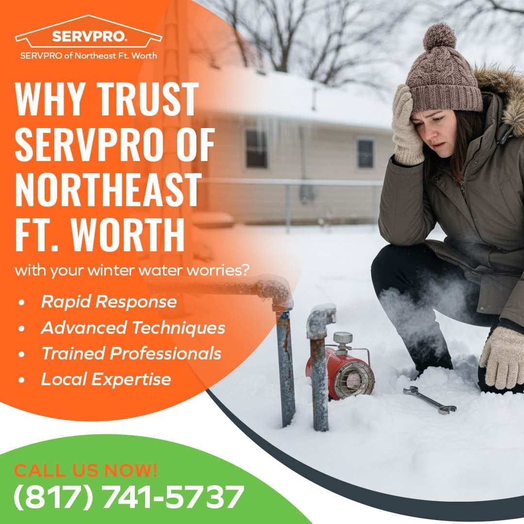 SERVPRO® of Northeast Ft. Worth shares five ways to manage winter water risks