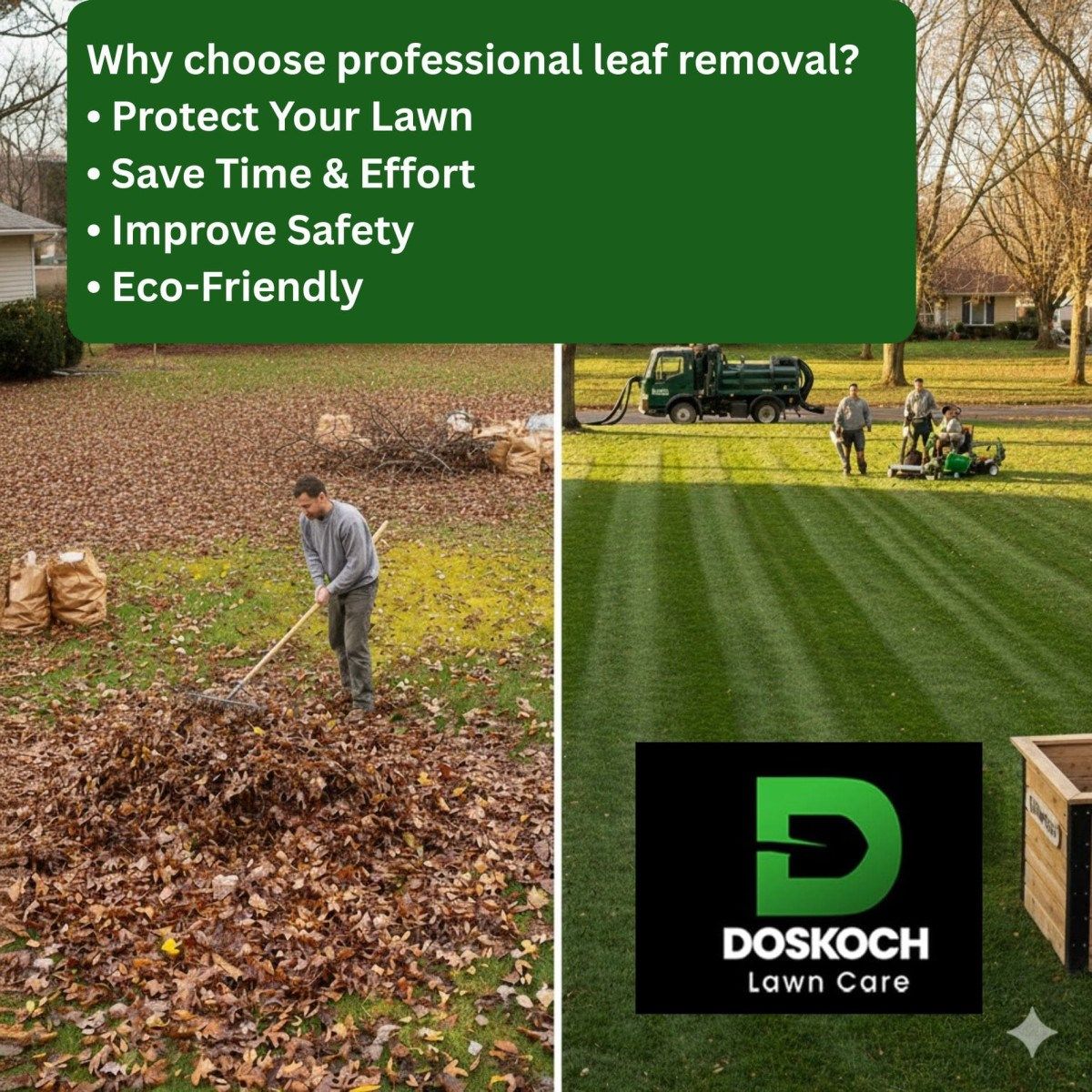 Doskoch Lawn Care & Landscaping Services Provides Expert Fall Cleanup Solutions